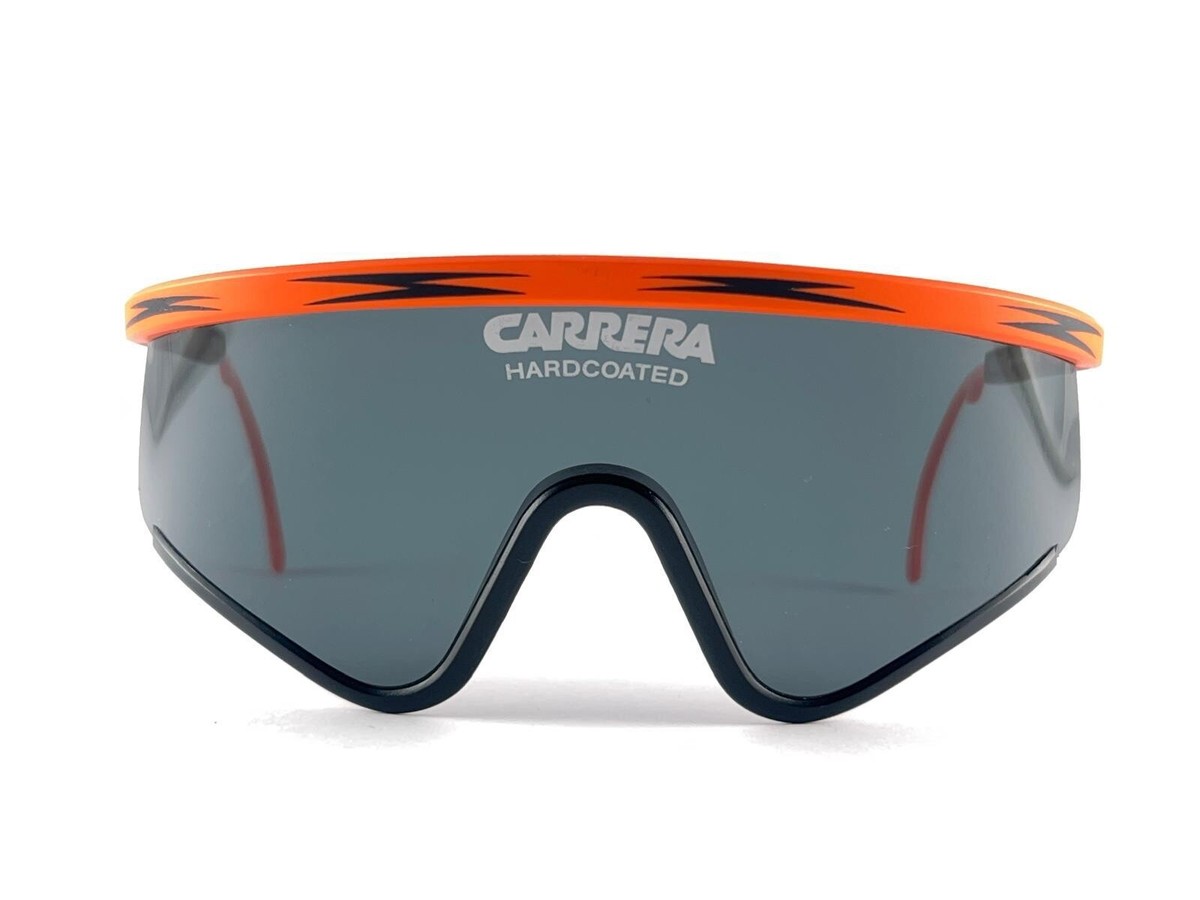 NEW VINTAGE CARRERA 5449 45 HARDCOATED SPORTS SHIELD SUNGLASSES