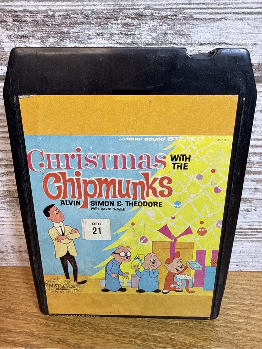 Christmas With The Chipmunks - Children's Kids Holiday 8 Track