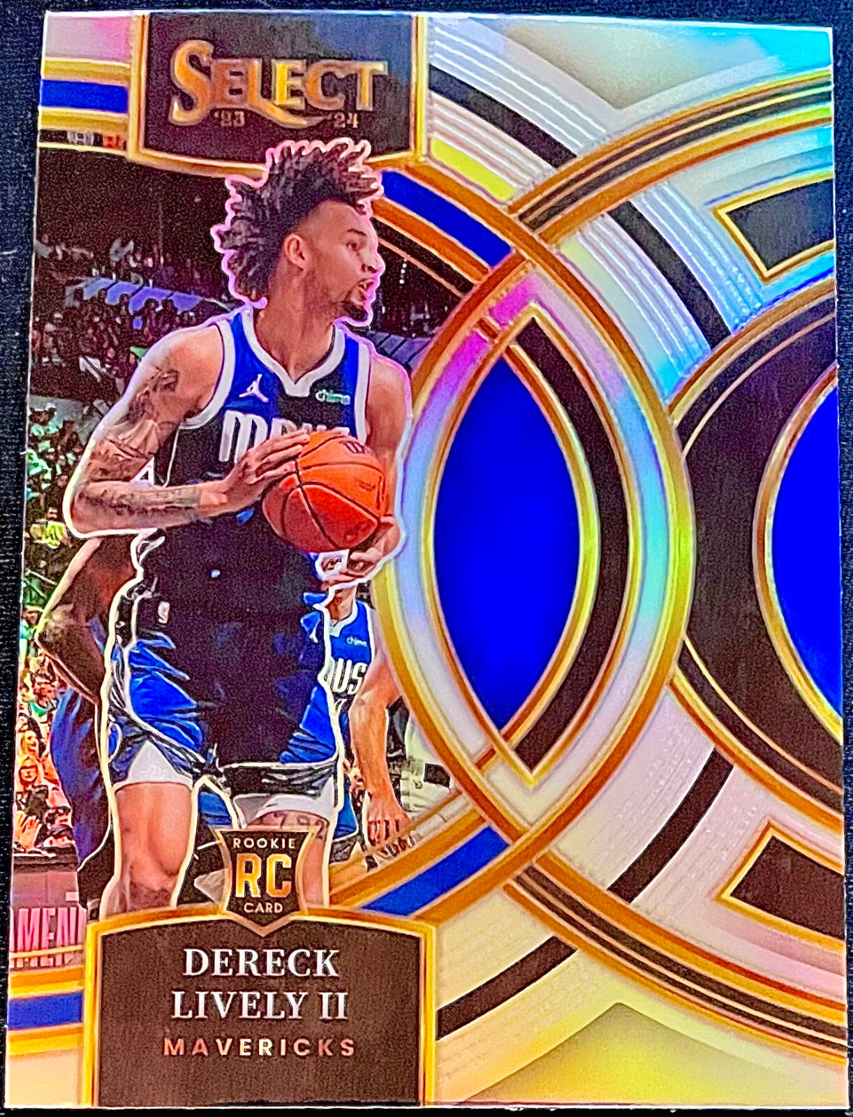 Dereck Lively 2023-24 Panini Select #111 Silver Holo Parallel Rookie Card RC