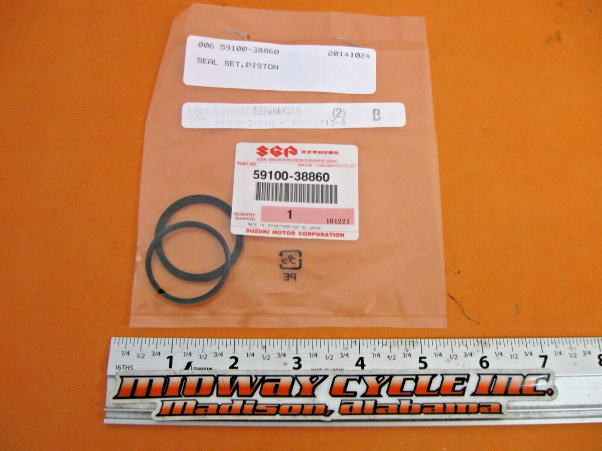 SUZUKI 02 - 14 LT-Z400 LT-A500 NOS OEM BRAKE PISTON SEAL KIT 59100
