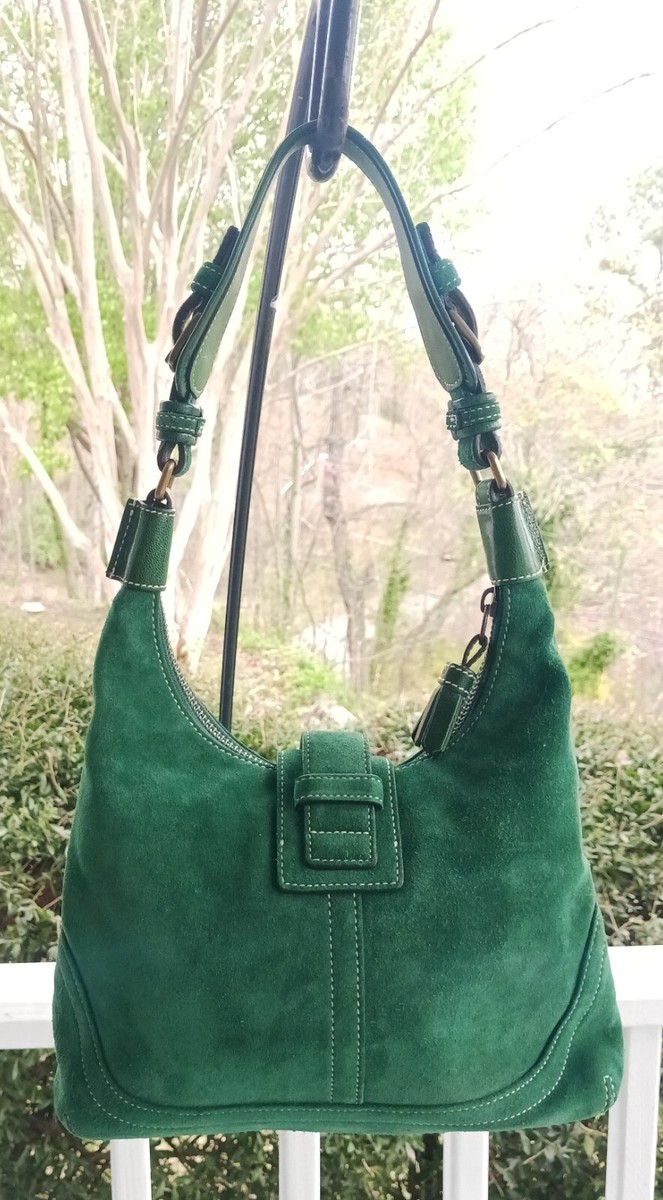 バッグ Vintage Coach Soho Hobo Suede Bag Green ISO - Green Suede Soho : r/Coach