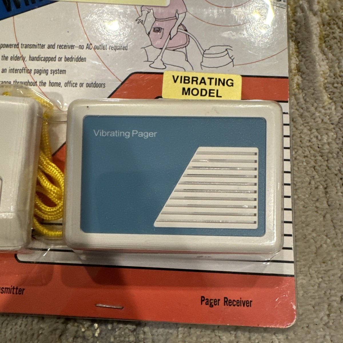 vibrating wireless personal pager Vibrating Wireless Personal Pager main image 0
