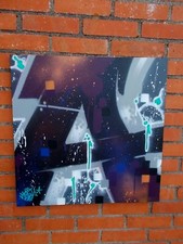 Vyrüs ,  Oeuvre Originale sur Toile , Street Art Graffiti