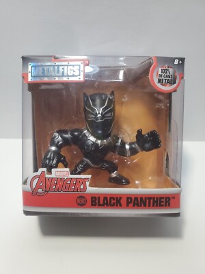 MetalFigs Black Panther Marvel Avengers Die Cast Figure 2.5'' Jada Toys M502