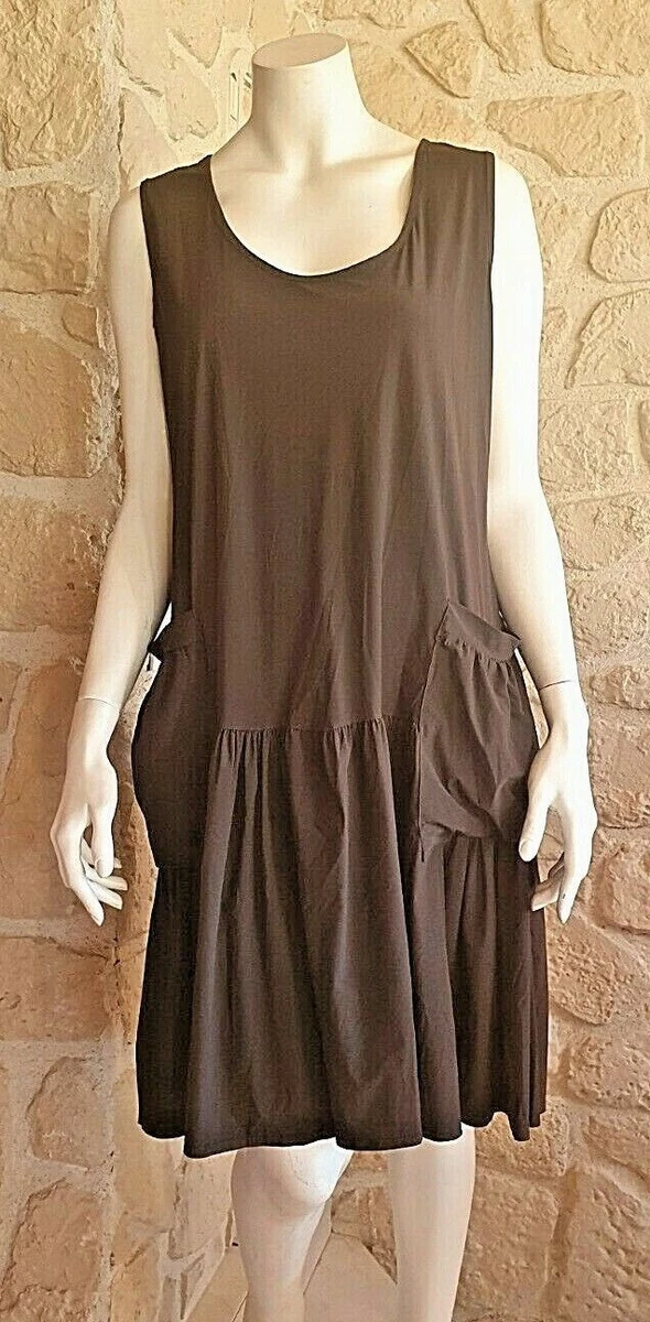 Robe Longue Talia Benson - Kaki/Vert - Taille Unique - Coton - Neuf Avec Étiquettes