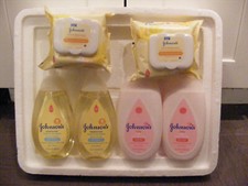 Johnson's baby 2 10.2 oz Wash Shampoo/2 10.2 oz Lotion/2 Packs Hand Face Wipes