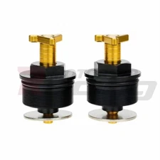 2x Preload Fork Caps For Suzuki DR650 1990-1995 41mm Tri Adjust Bolts 91 92 93