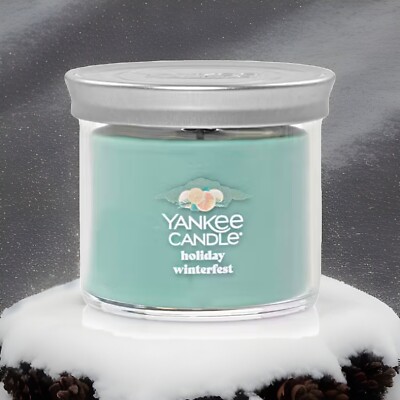 Yankee Candle Single Wick Tumbler-Holiday Winterfest (4.3 oz) | eBay