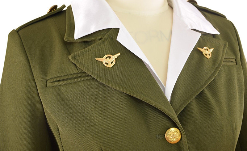 Captain America Agent Peggy Carter Uniform Dress Cosplay Costume | eBay
