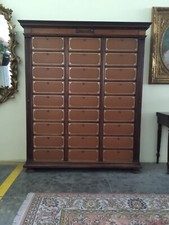 Mobile cartonnier /schedario/ archivio 27 cassetti-  primi ‘900- NO SPEDIZIONE