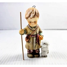 Berta Hummel Shepherd Boy w Lamb Goebel 2000 Figurine Retired Vintage 3”