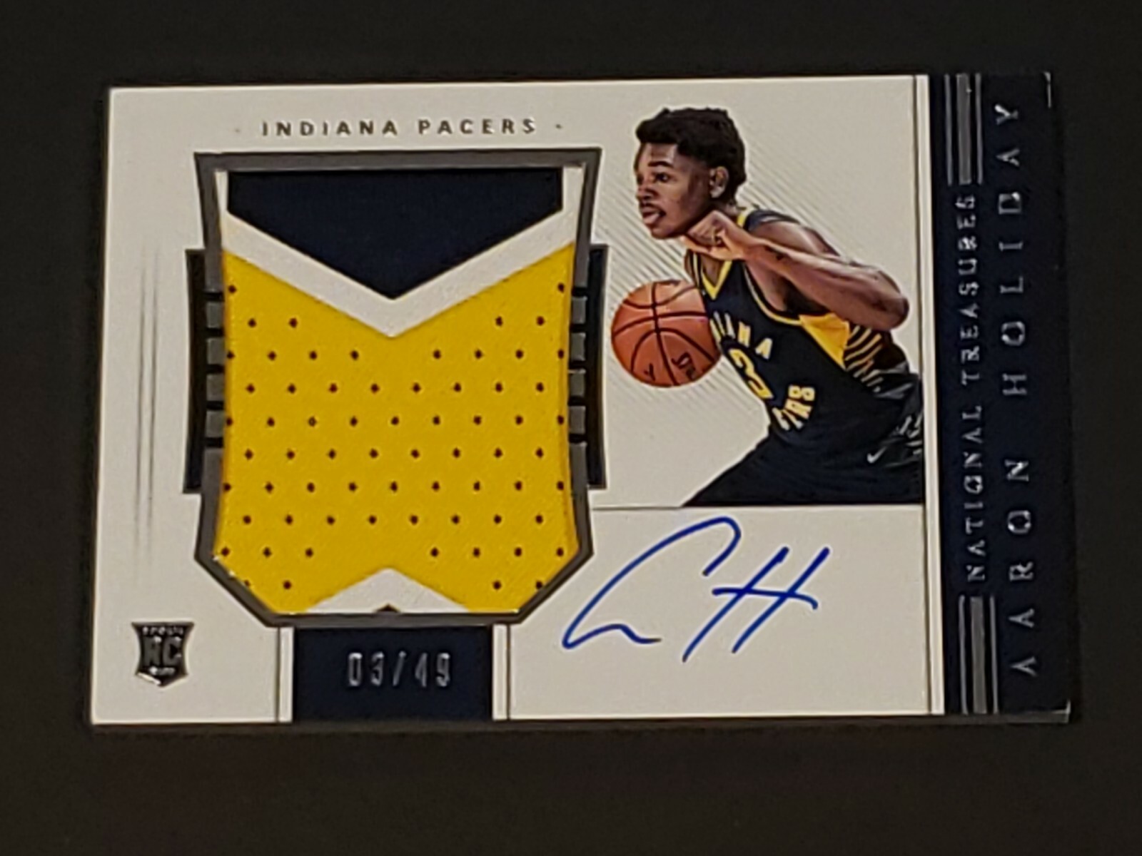 Aaron Holiday RC auto National Treasures OriginallyPB | Another