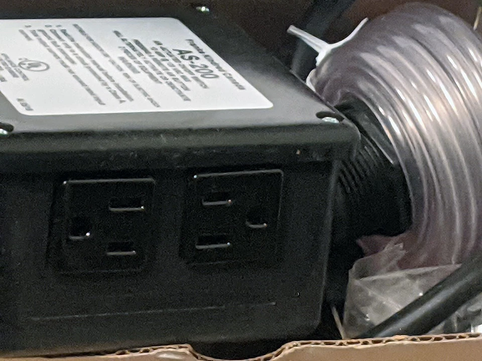 INTERRUPTOR DE AIRE KINDRED AS200 PARA TRITURADORES DE ALIMENTACIÓN CONTINUA - CROMO Y NÍQUEL SATINADO Foto 4 de 4