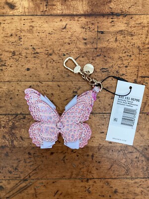 Brahmin Pixie Dust Melbourne Leather Butterfly Tassel--NWT