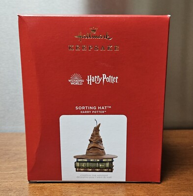   Hallmark talking SORTING HAT Harry Potter 2021 Magic Keepsake Animated sound 