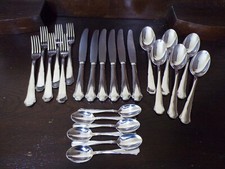 WMF Modell 2700 Barock Tafelbesteck 6 Personen 24 Teile Silber 90er TOP