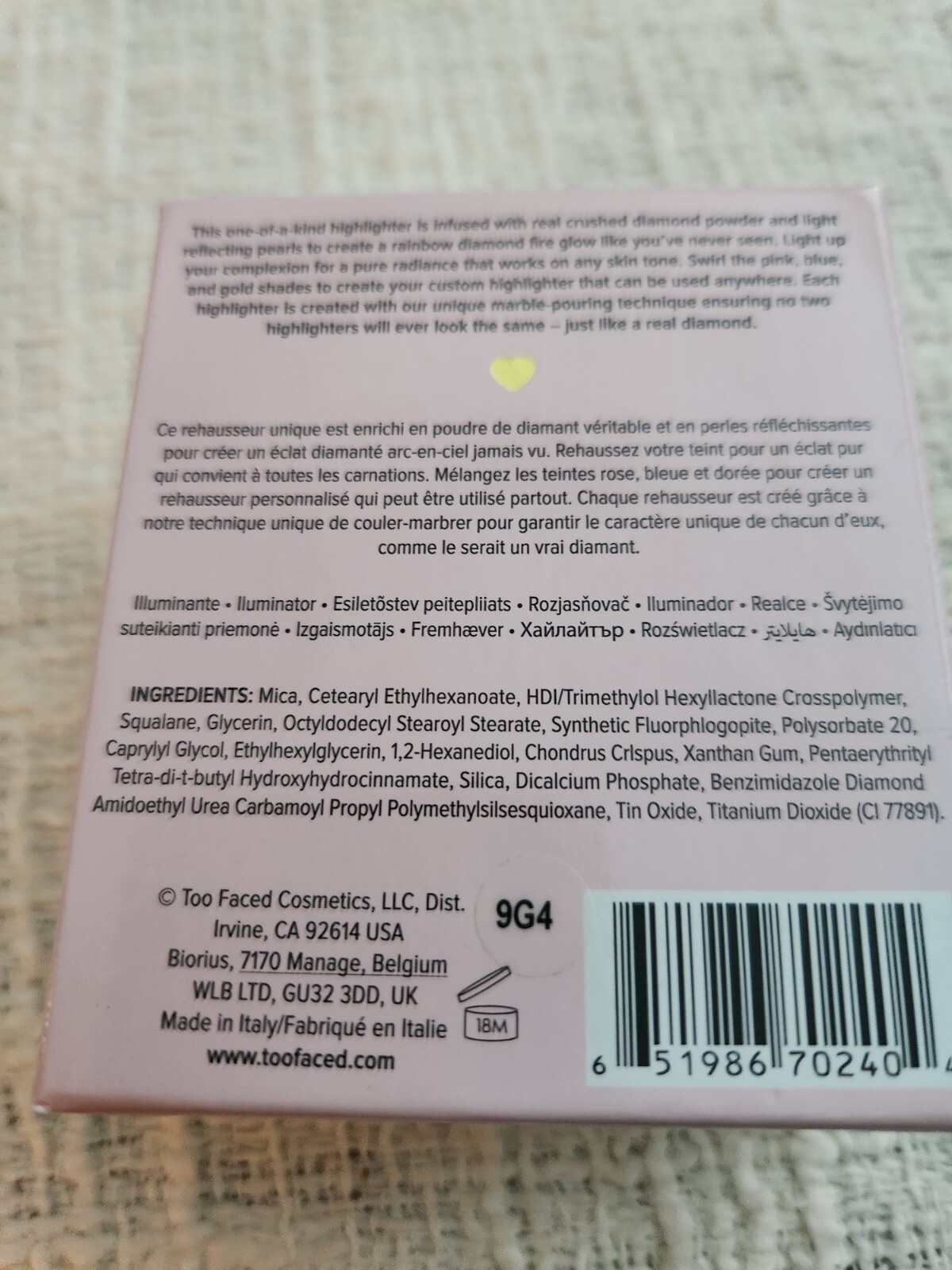 NEW Two Faced Diamond Light MultiUse Fire Highlighter NEW!!!!!! eBay