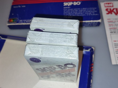 VTG SKIP-BO SEALED 162 Playing cards International Games Card Game 3 DECKS 1986 - Picture 6 of 6
