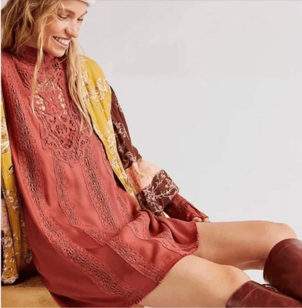 free people vienna mini dress Free People FP One Vienna Mini Dress Size XS