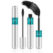 2 in 1 Mascara 5x Longer Waterproof Lash Cosmetics Natural Pack of 1