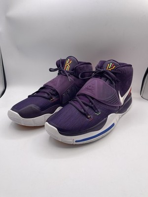 Nike Kyrie Irving 6 Purple Enlightenment BQ4630 500 Mens Sz 15