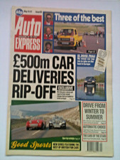 AUTO EXPRESS No85 1990 Hutson TF Westfield SEi Frogeye Midas Range Rover Vogue S