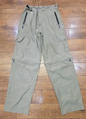 Levi's Silvertab Nylon Blend Wide Leg Cargo Pants Baggy Beige Size 38x32 (Sx32) 