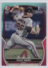 2023 Bowman Draft Aqua & Pink Gradient 140/199 Philip Abner #BD-165 14o5