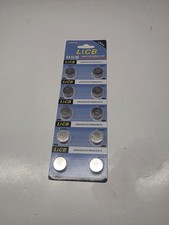 LR44 10 PACK LR44 AG13 A76 L1154 357 303 LED Button 1.5V Cell Alkaline Battery