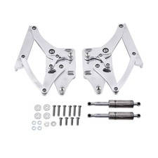 For 1964-66 Mustang 1964-65 Falconcomet Billet Aluminum Hood Hinges Pair
