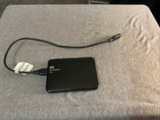 WD MY PASSPORT ULTRA WDBZFP0010BBK-04 HARD DRIVE W/ CABLE WORKS GREAT! 