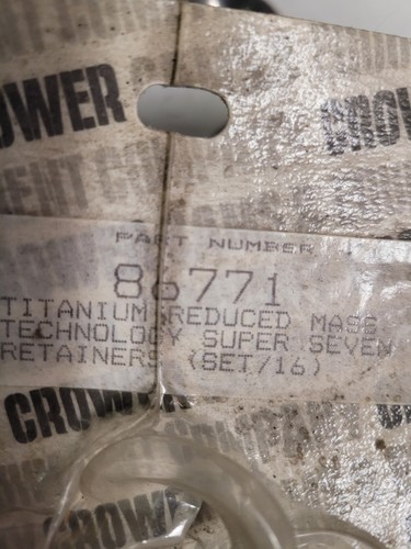 Crower 86771 Titanium Reduced Mass Super 7 Retainers - Bild 3 von 3