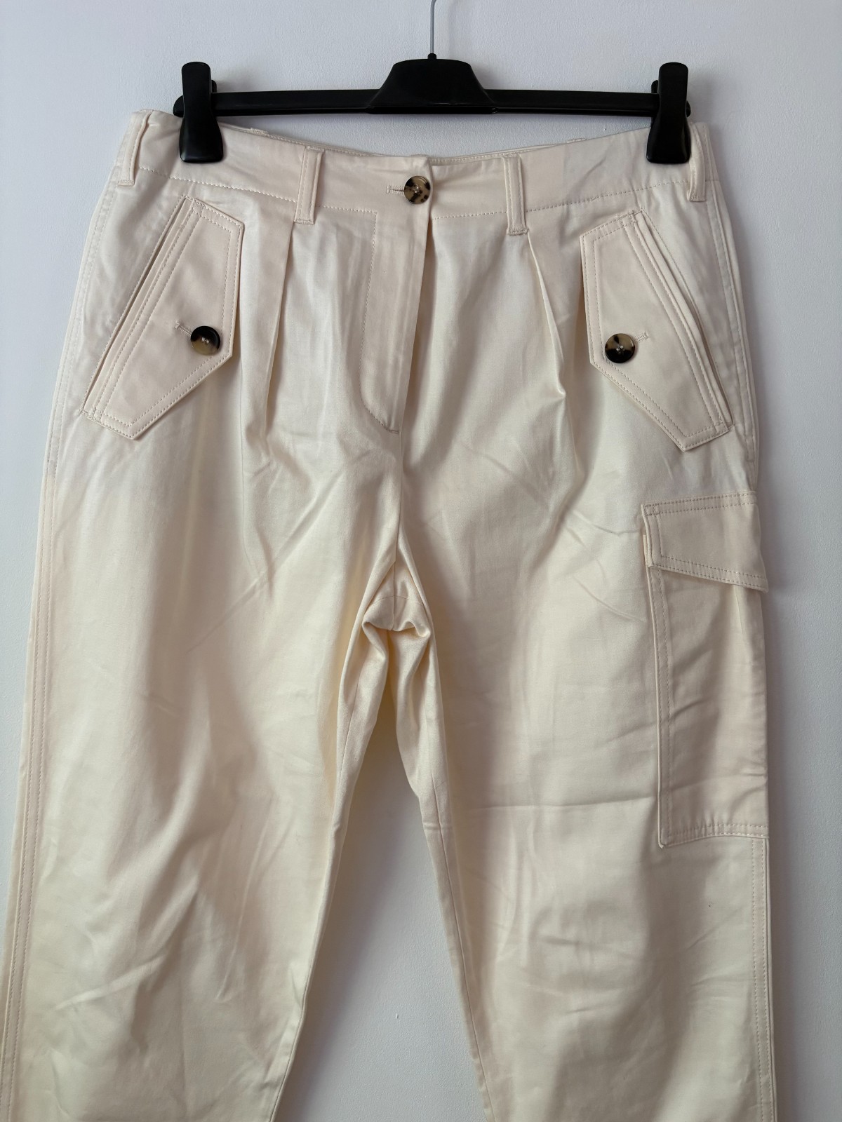 Reiss Bleeker Utility Taper Trousers Size UK 12 W32" L26" Worn Once image 3