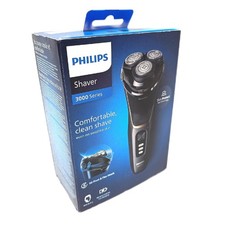 Philips Rasierer Elektrischer Trockenrasierer Series 3000 Glätteschutz Schnittig