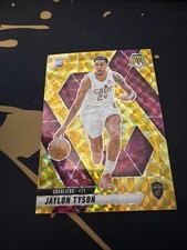 2024-25 Panini Mosaic - Rookies Jaylon Tyson #217 Reactive Yellow Mosaic...