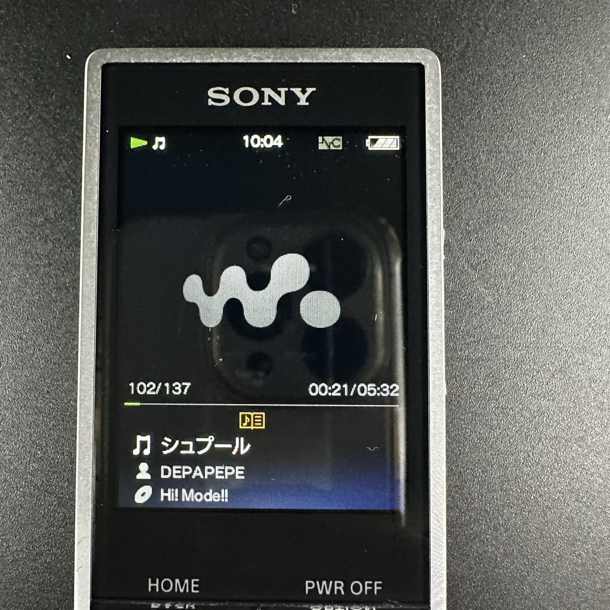 SONY NW-A16 WALKMAN DIGITAL MUSIC PLAYER Silver 32GB Hi-Res Tested