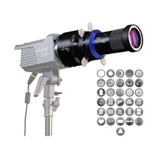 Bowens Mount Snoot Spotlight GOBO Projector- Compatible with Aputure Amaran 6...