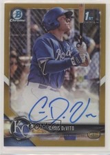 2018 Bowman Chrome Prospect Gold Refractor 47/50 Chris DeVito #CPA-CD Auto 0nr3