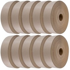 Water Activated Reinforced Kraft Paper Tape DIY Sealing 2.25"x1000ft - 2" Core