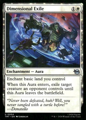 Dimensional Exile 0004 Teenage Mutant Ninja Turtles Magic: The Gathering NM