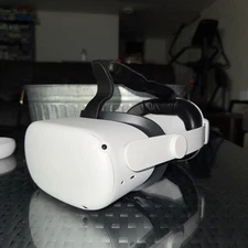 Oculus Quest 2 128GB All-in-one VR Headset - White Headset ONLY Elite Strap