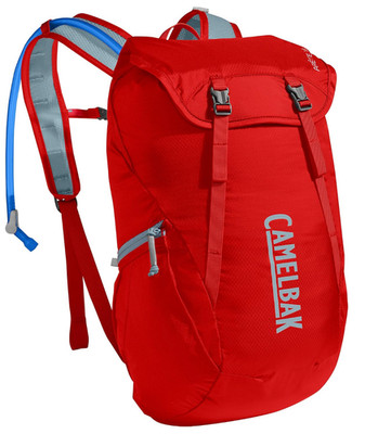 CamelBak Arete 18 Hydration Backpack Red Gray w/ Reservoir Hiking Cycling (F2