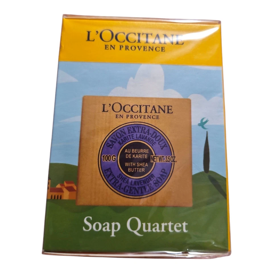 L'Occitane En Provence Trio Karité Verbena, Leche, Lavanda Jabón Extra Suave 3.5oz Foto 3 de 4