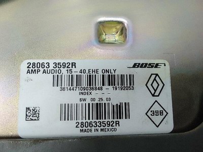 280633592R elektronikmodul RENAULT MEGANE IV BERLINA 5P 12.2015- susop699729