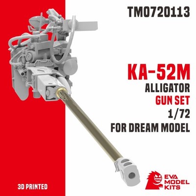 EVAMODEL TM0720113 1/72 KA-52M Alligator Gun Set For Dream Model（3D Printed）