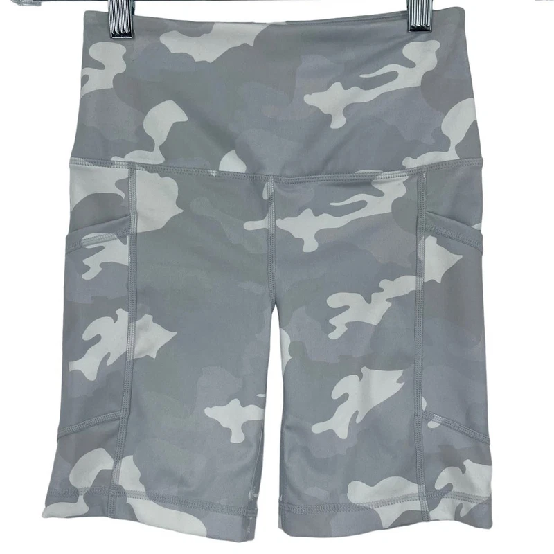 yogalicious lux camo bike shorts