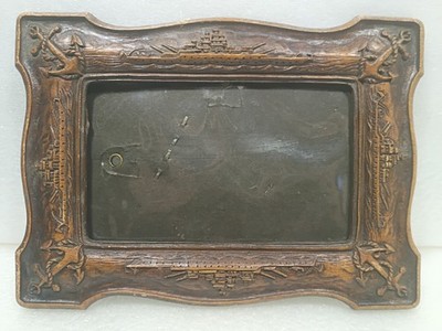 Vintage ~US Navy ~Polystyrene Photo Frame ~Holds 3'' x 5'' Photo ~Rare 