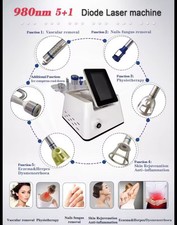 5-in-1 Diodenlaser 980 nm | Besenreiser- & Nagelpilz, Vaskul&auml;rer Laser, CE