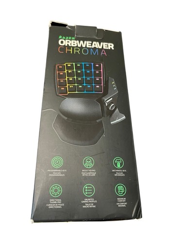 Razer Orbweaver Chroma Left-Hand Mechanical Gaming Keypad used Pre-Owned - Afbeelding 4 van 12