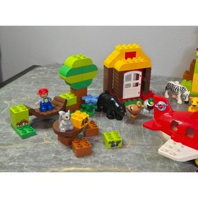 Lego Duplo 10805 Around the World Complete Set Animals Airplane Boat Figures